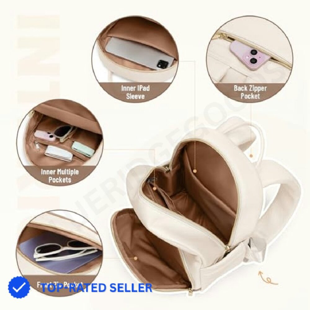 Stylish Mini Backpack Lightweight Daypack Waterpr… - image 4